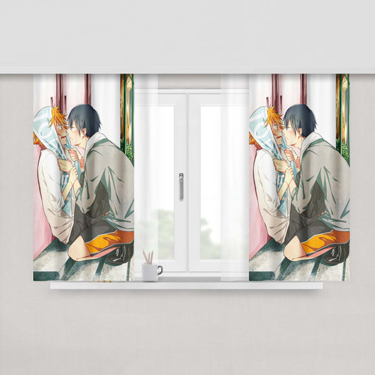 Haikyuu Kageyama Tobio Hinata Shouyou Fabric Window Curtains