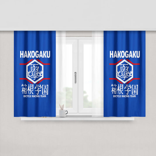 Hakogaku Bicycle Racing Team Logo Fabric Window Curtains