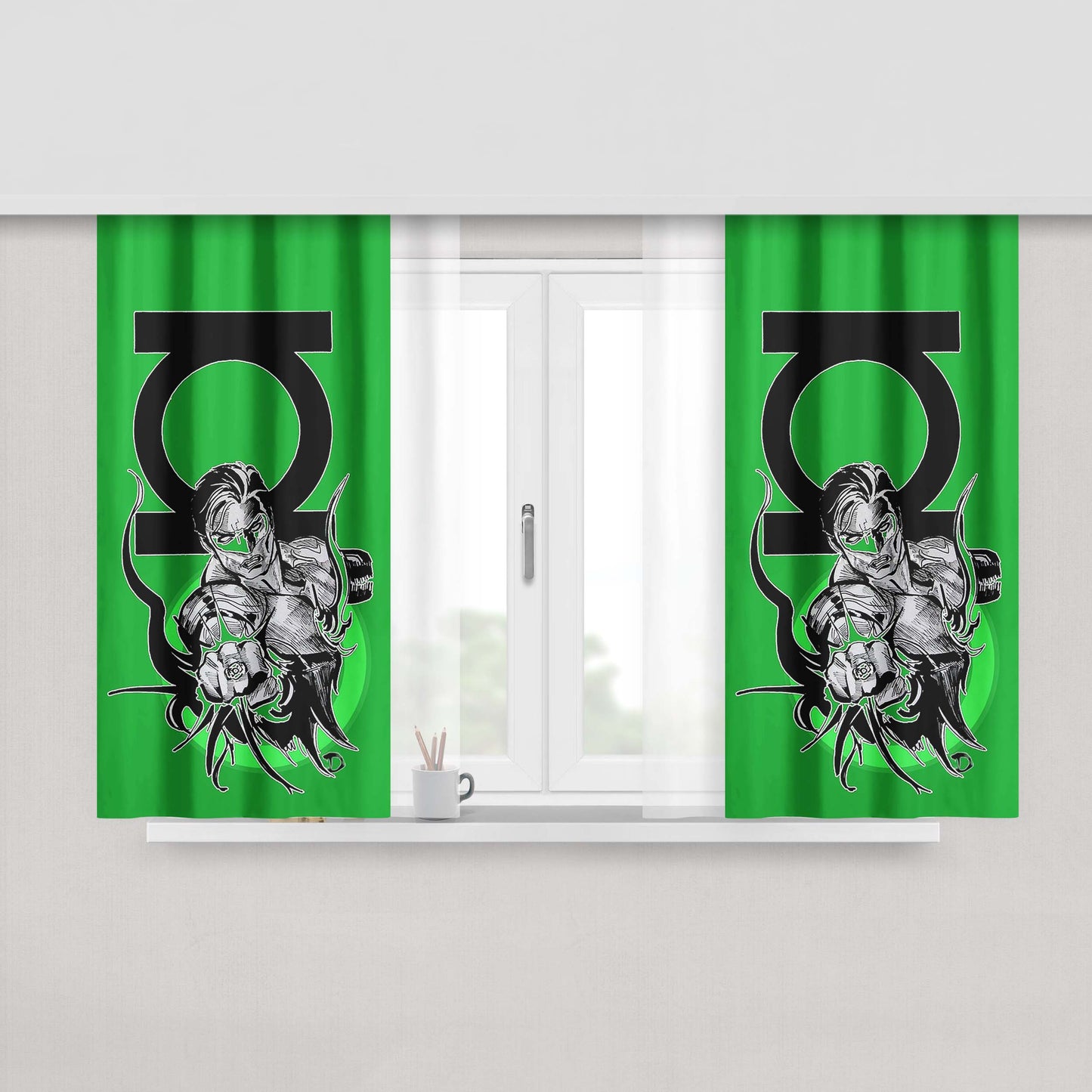 Hal The Aquaman Fabric Window Curtains