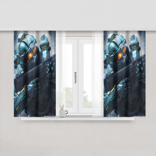 Halo 5 Guardians Fred Fabric Window Curtains