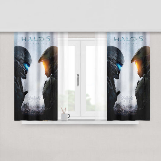 Halo 5 Guardians Poster Fabric Window Curtains