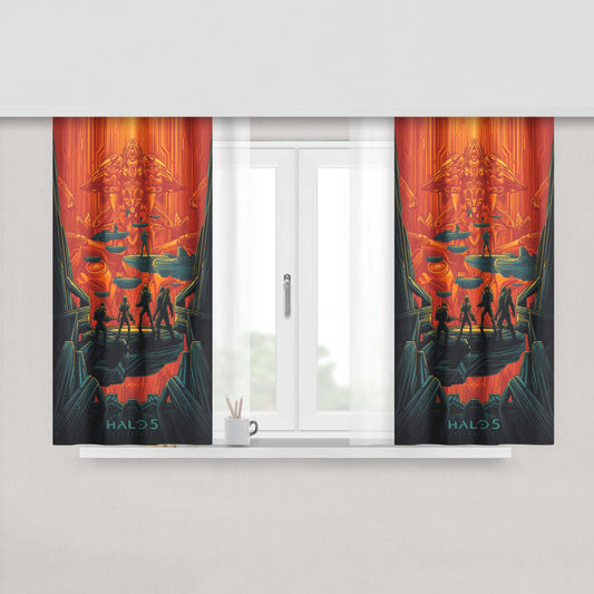 Halo Dan Mumford Fabric Window Curtains