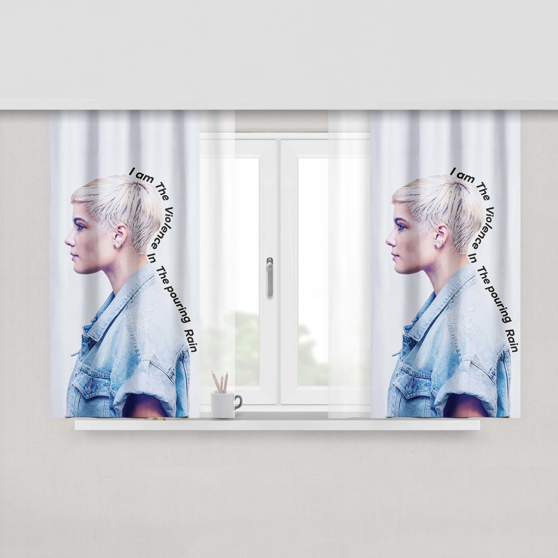 Halsey Hurricane Fabric Window Curtains