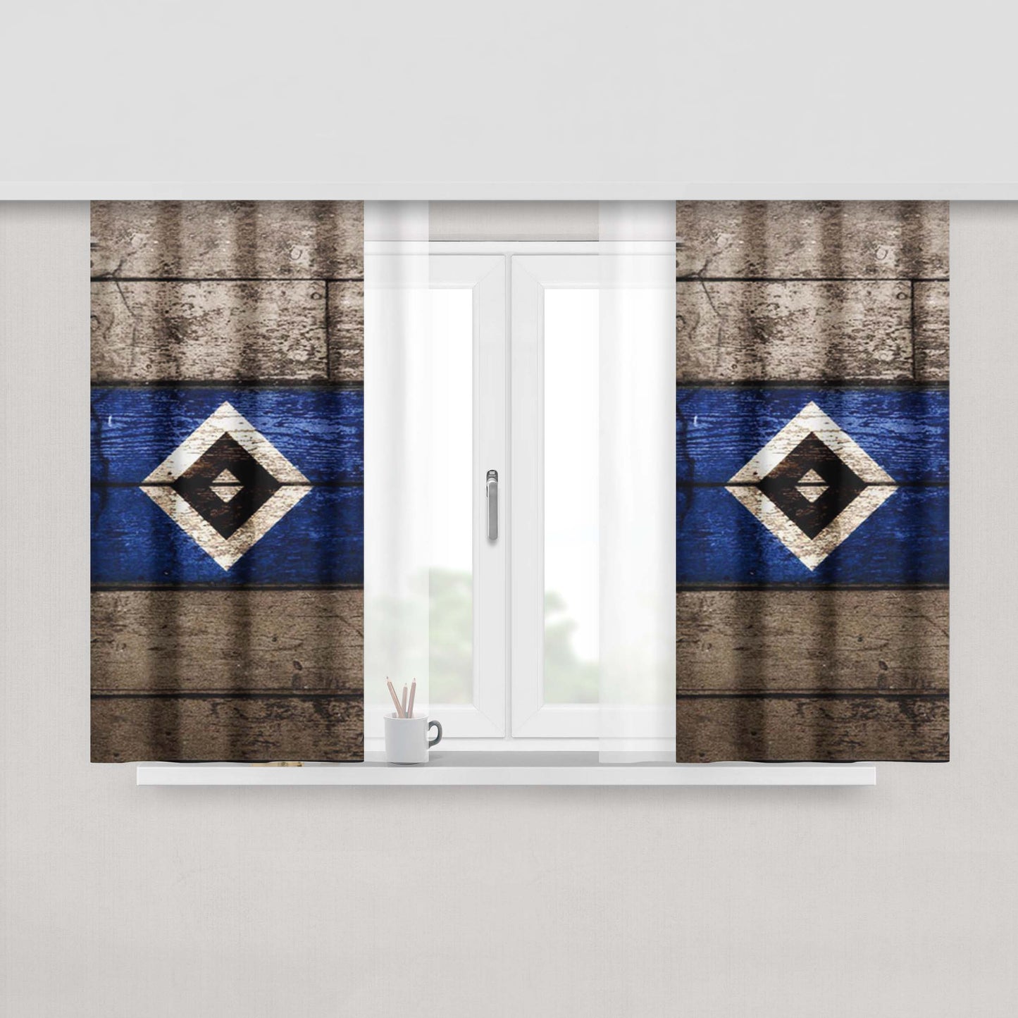 Hamburg Sv In Wood Fabric Window Curtains
