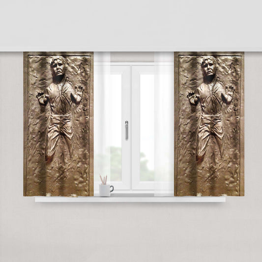 Han Solo Frozen Star Wars Fabric Window Curtains