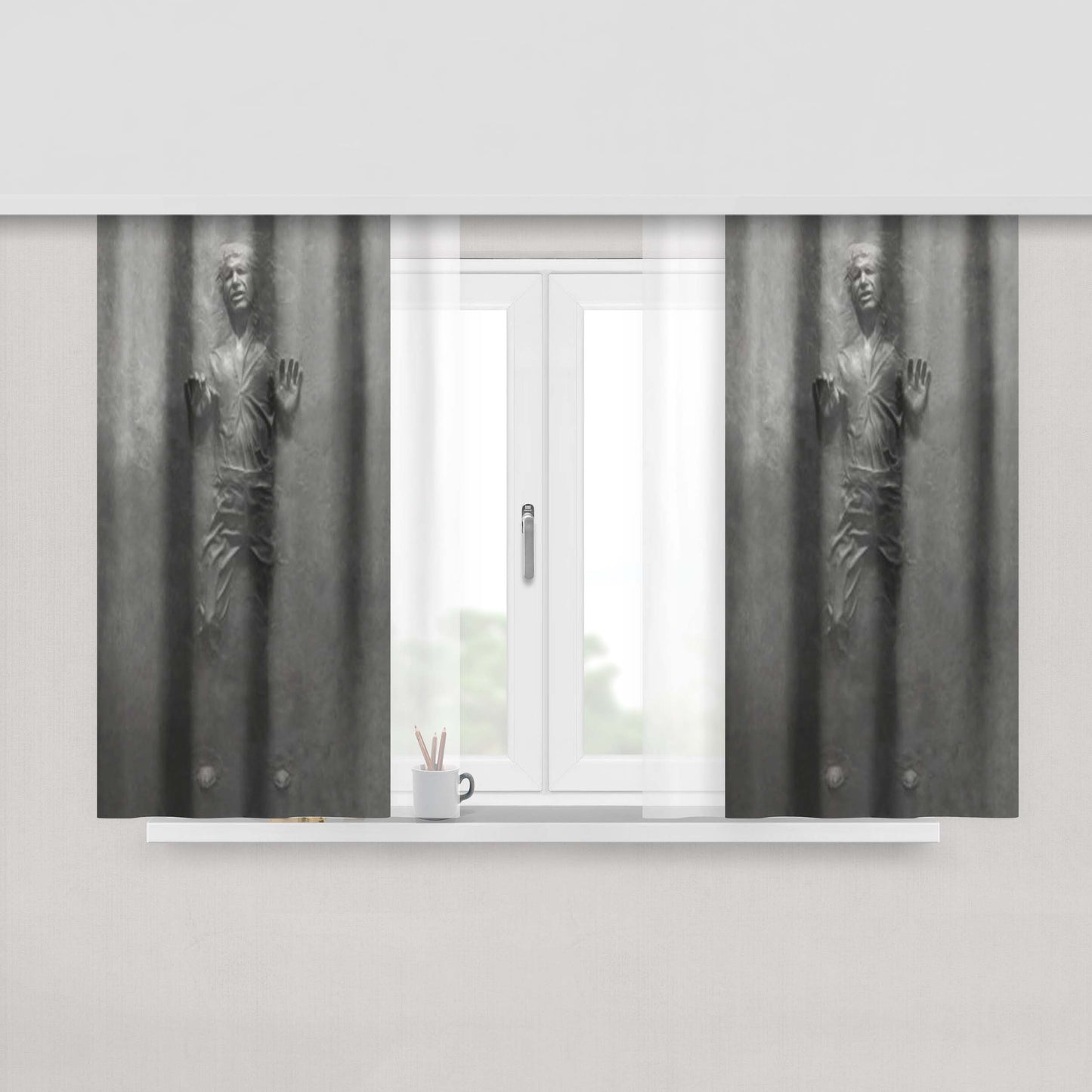 Han Solo Star Wars Fabric Window Curtains