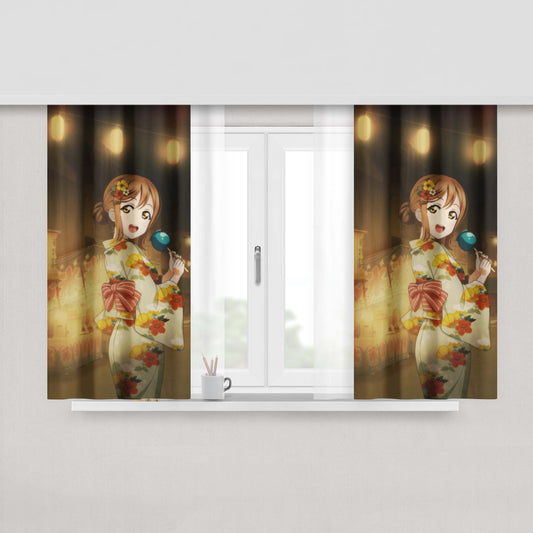 Hanamaru Love Live Fabric Window Curtains