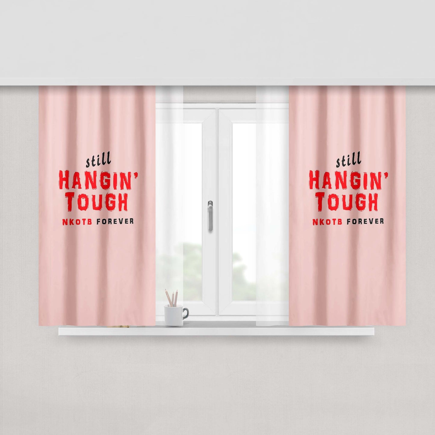 Hangin Tough Inspired Nkotb Fabric Window Curtains