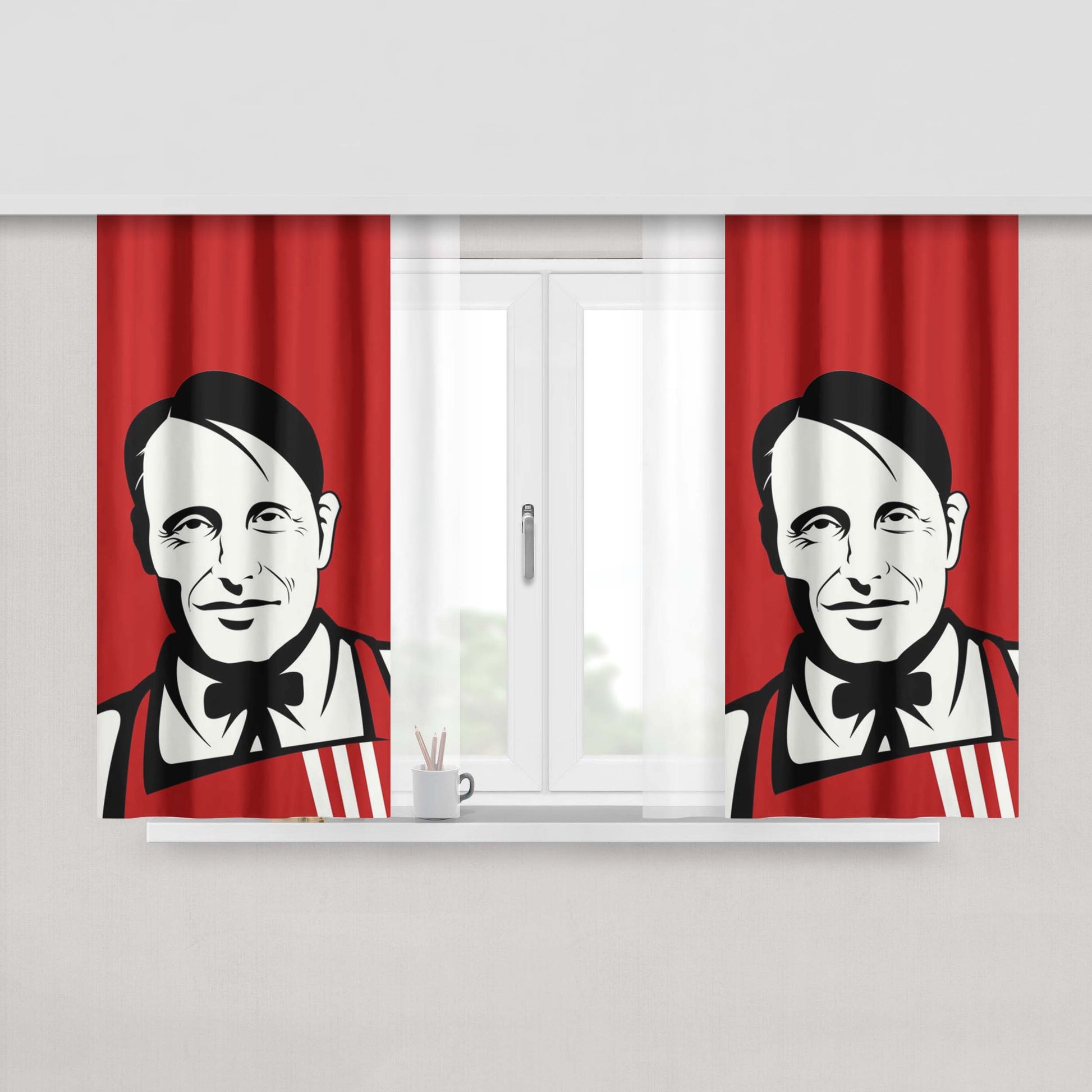 Hannibal Kfc Fabric Window Curtains