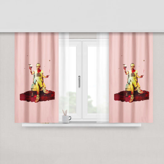 Hannibal Lecter Anthony Hopkins Film Art Hipster Fabric Window Curtains