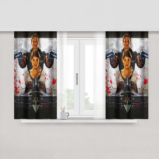 Hansel And Gretel Witch Hunters Fabric Window Curtains