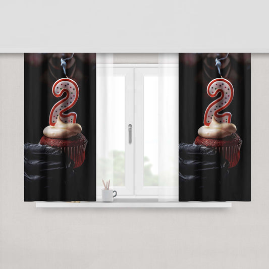 Happy Death Two Fabric Window Curtains
