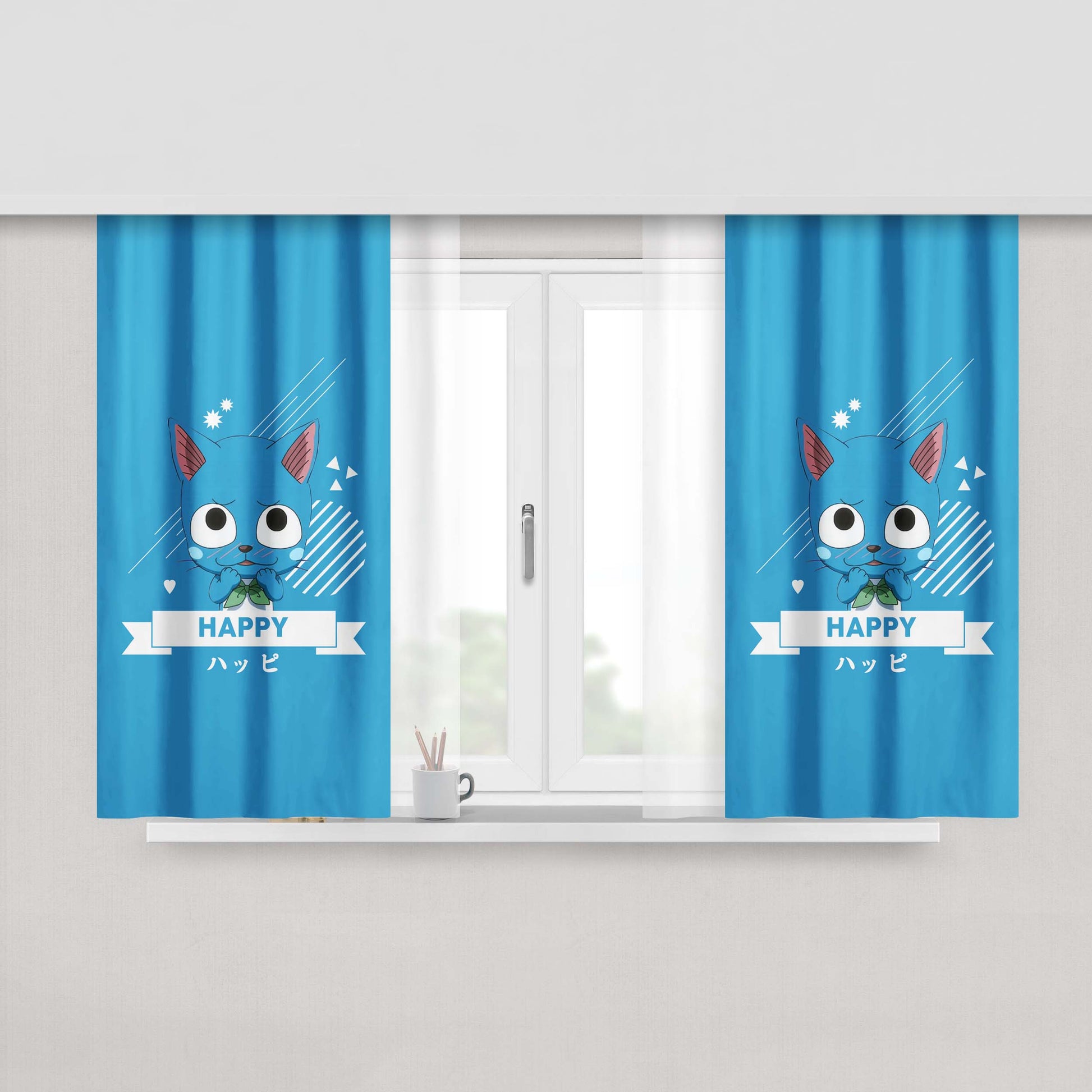 Happy Fabric Window Curtains