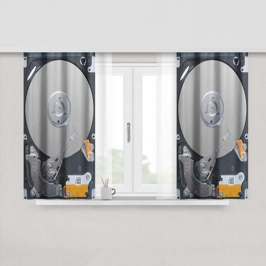 Hard Drive Without Casing Fabric Window Curtains