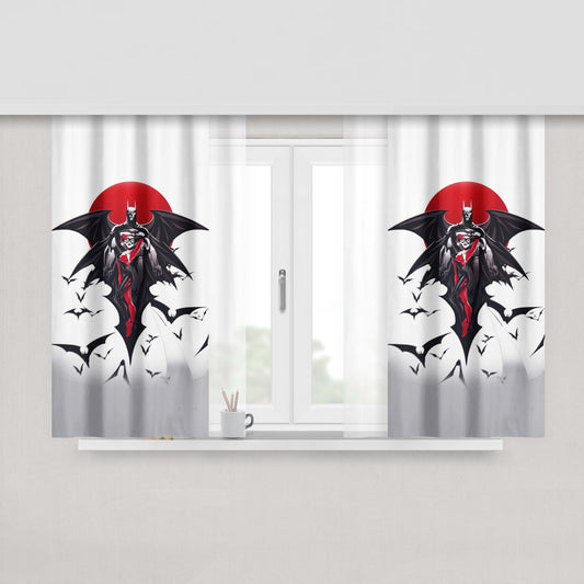 Harley Quinn Harleen Frances Fabric Window Curtains