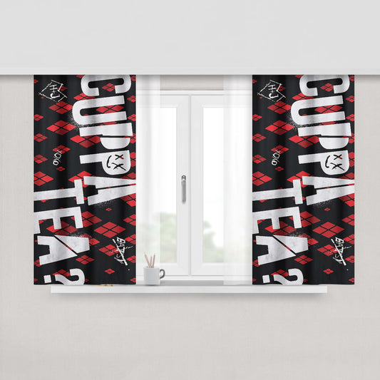 Harley Tea Fabric Window Curtains