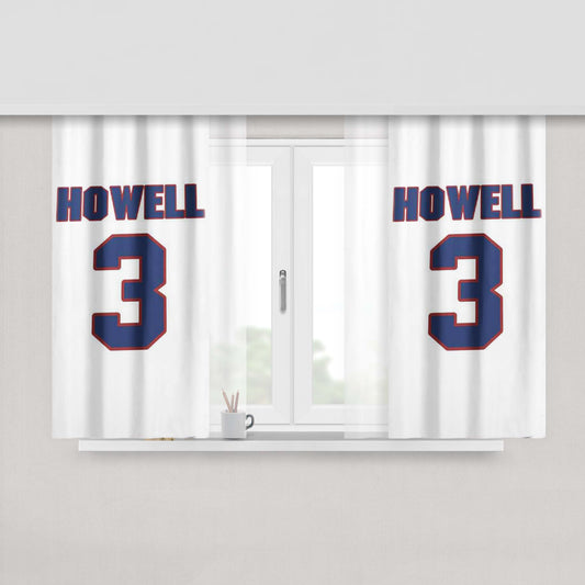 Harry Howell National Hockey Fabric Window Curtains