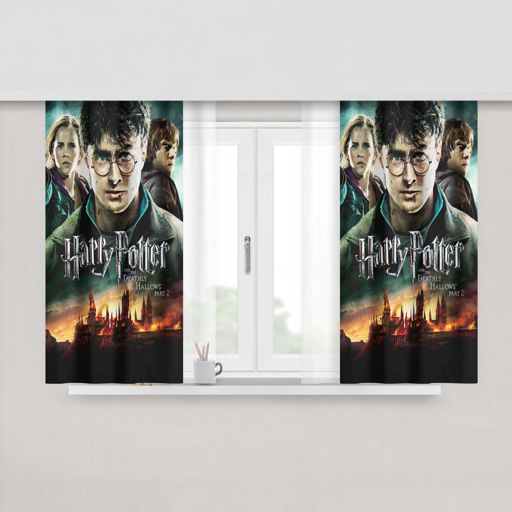 Harry Potter 7 Teaser Fabric Window Curtains