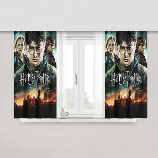 Harry Potter 7 Teaser Fabric Window Curtains