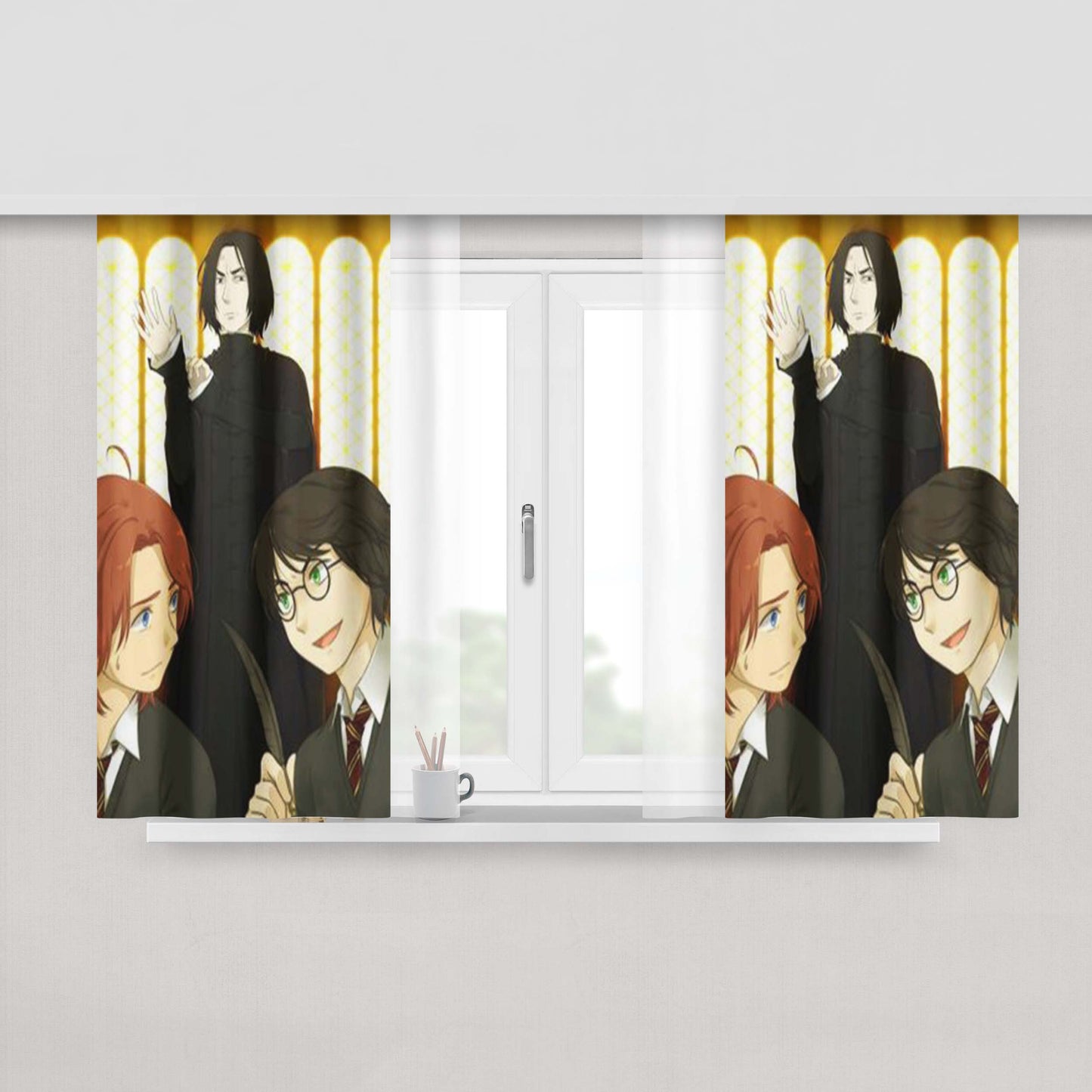 Harry Potter And The Goblet Of Fire Fabric Window Curtains