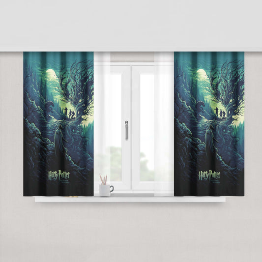 Harry Potter And The Prisoner Of Azkaban Fabric Window Curtains