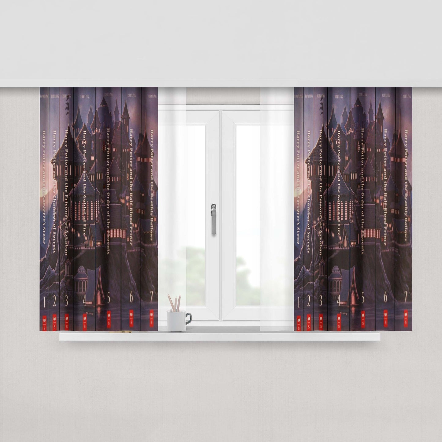 Harry Potter Boxset Fabric Window Curtains