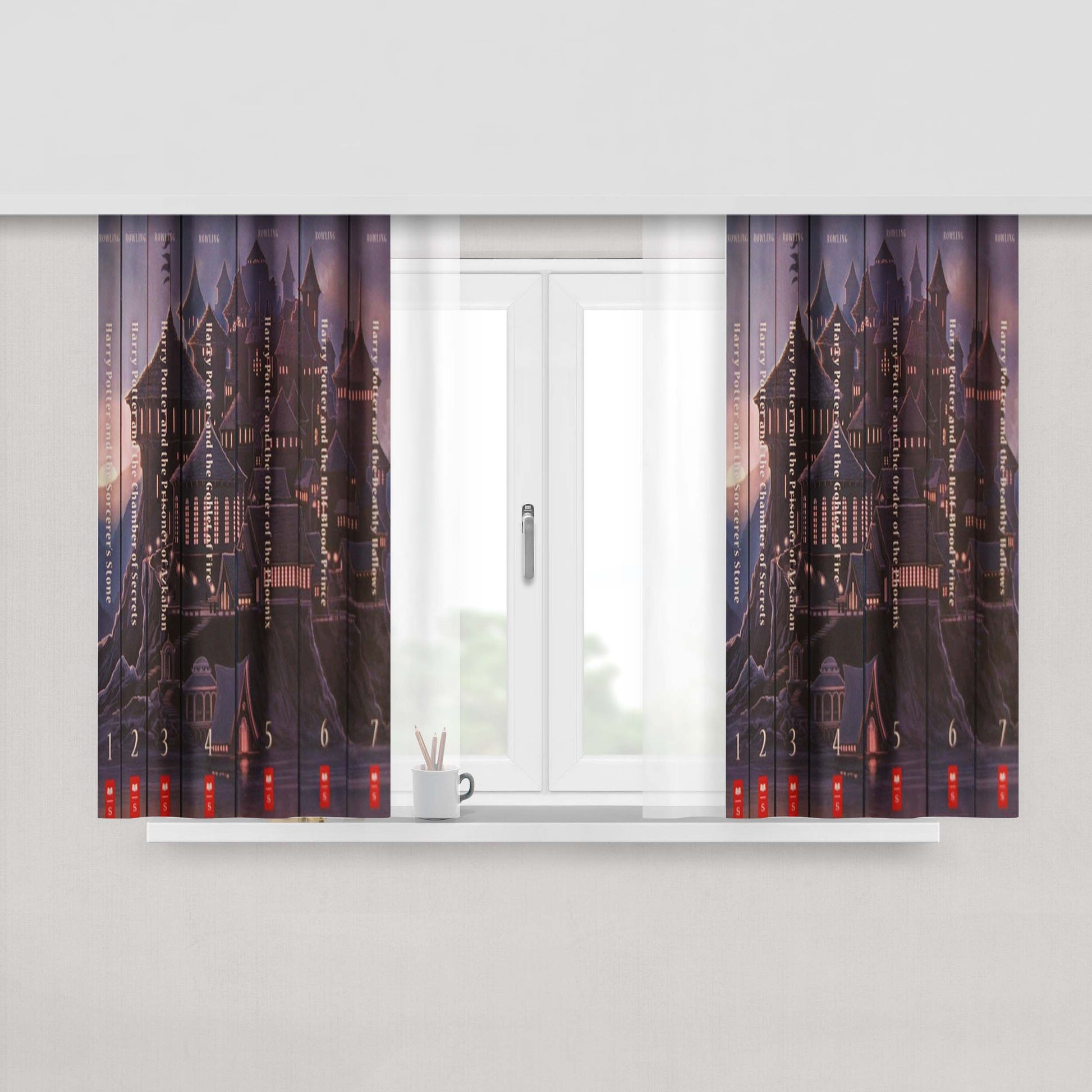 Harry Potter Boxset Fabric Window Curtains