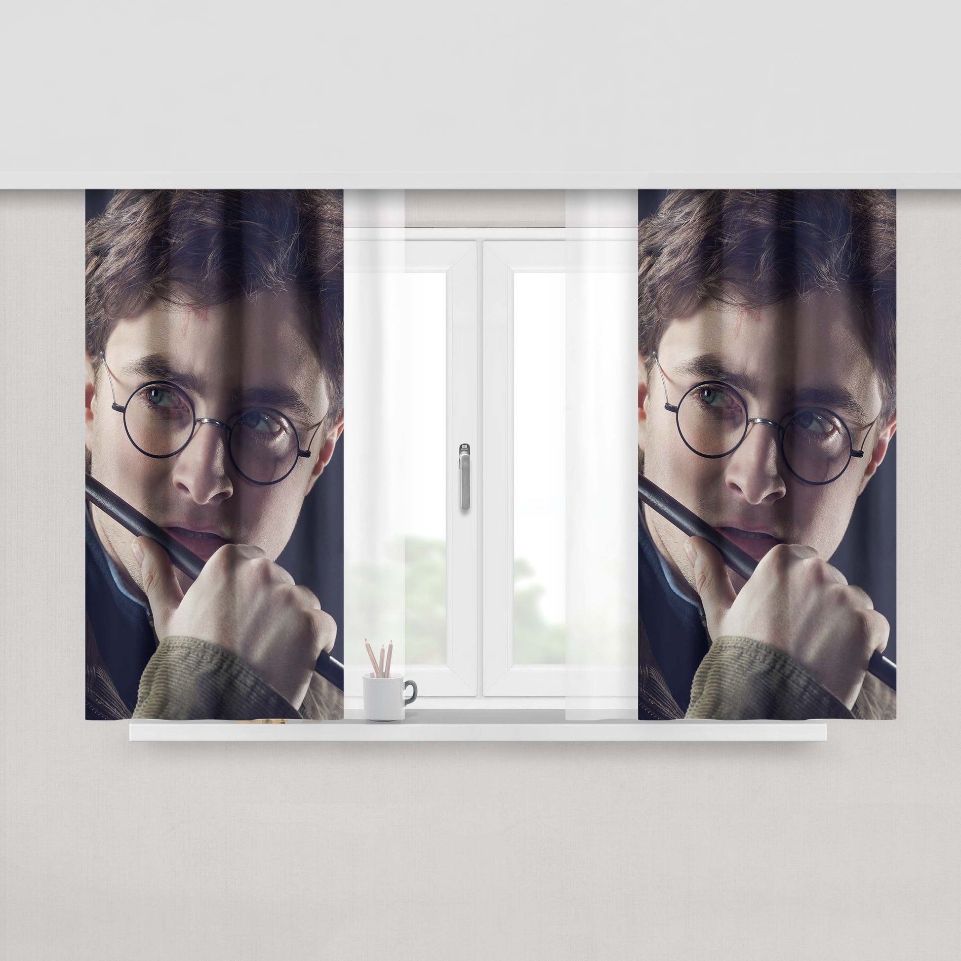 Harry Potter Daniel Radcliffe Fabric Window Curtains