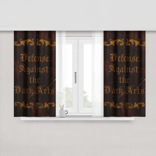 Harry Potter Defense The Dark Fabric Window Curtains