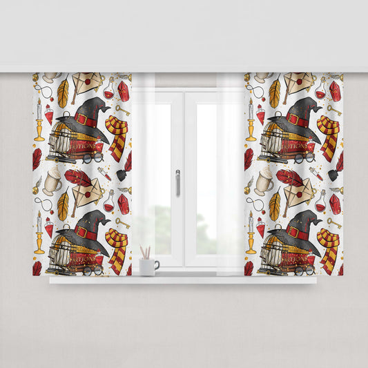 Harry Potter Gryffindor Fabric Window Curtains