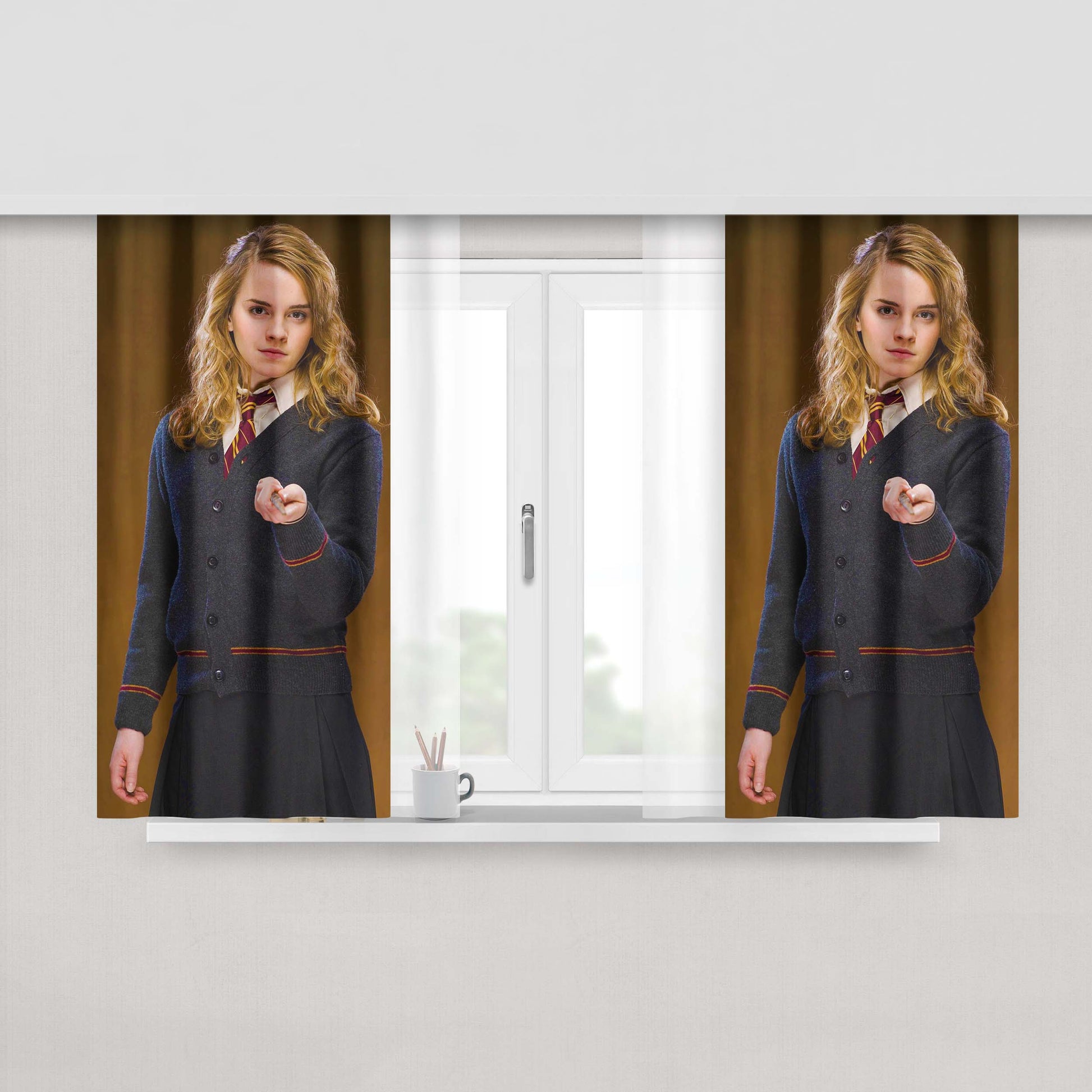 Harry Potter Hermione Granger Fabric Window Curtains