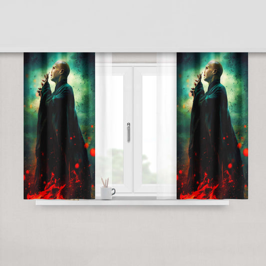 Harry Potter Lord Voldemort Fabric Window Curtains