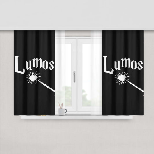 Harry Potter Lumos Fabric Window Curtains