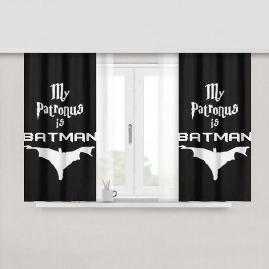 Harry Potter Patronus Batman Fabric Window Curtains