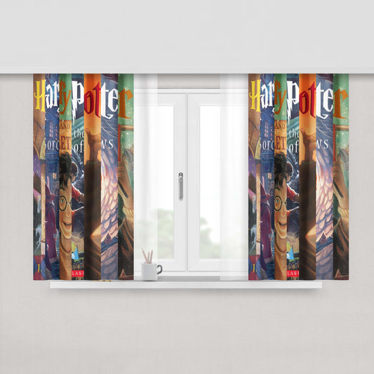 Harry Potter Series Design Fabric Window Curtains