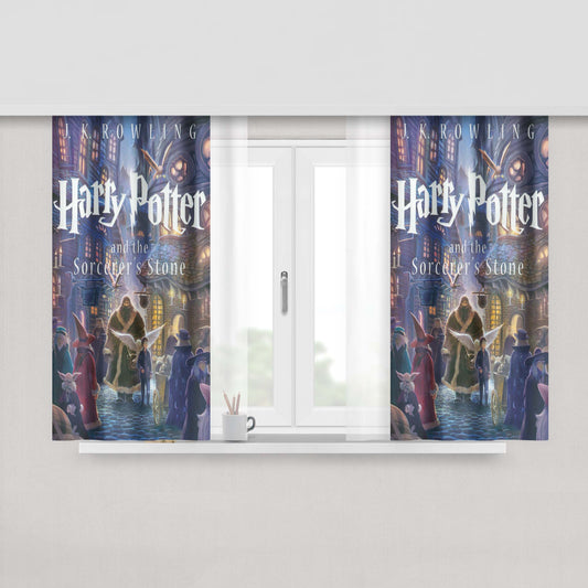 Harry Potter Sorcerers Stone New Book Cover Fabric Window Curtains
