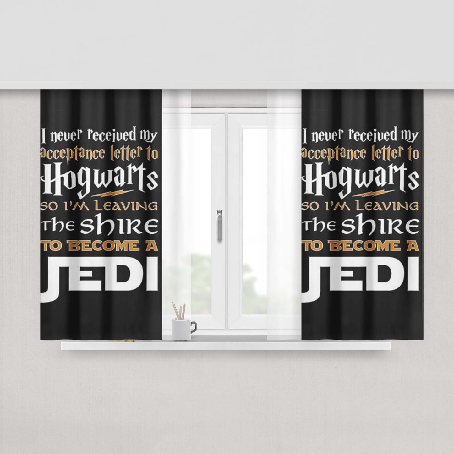 Harry Potter Star Wars Fabric Window Curtains