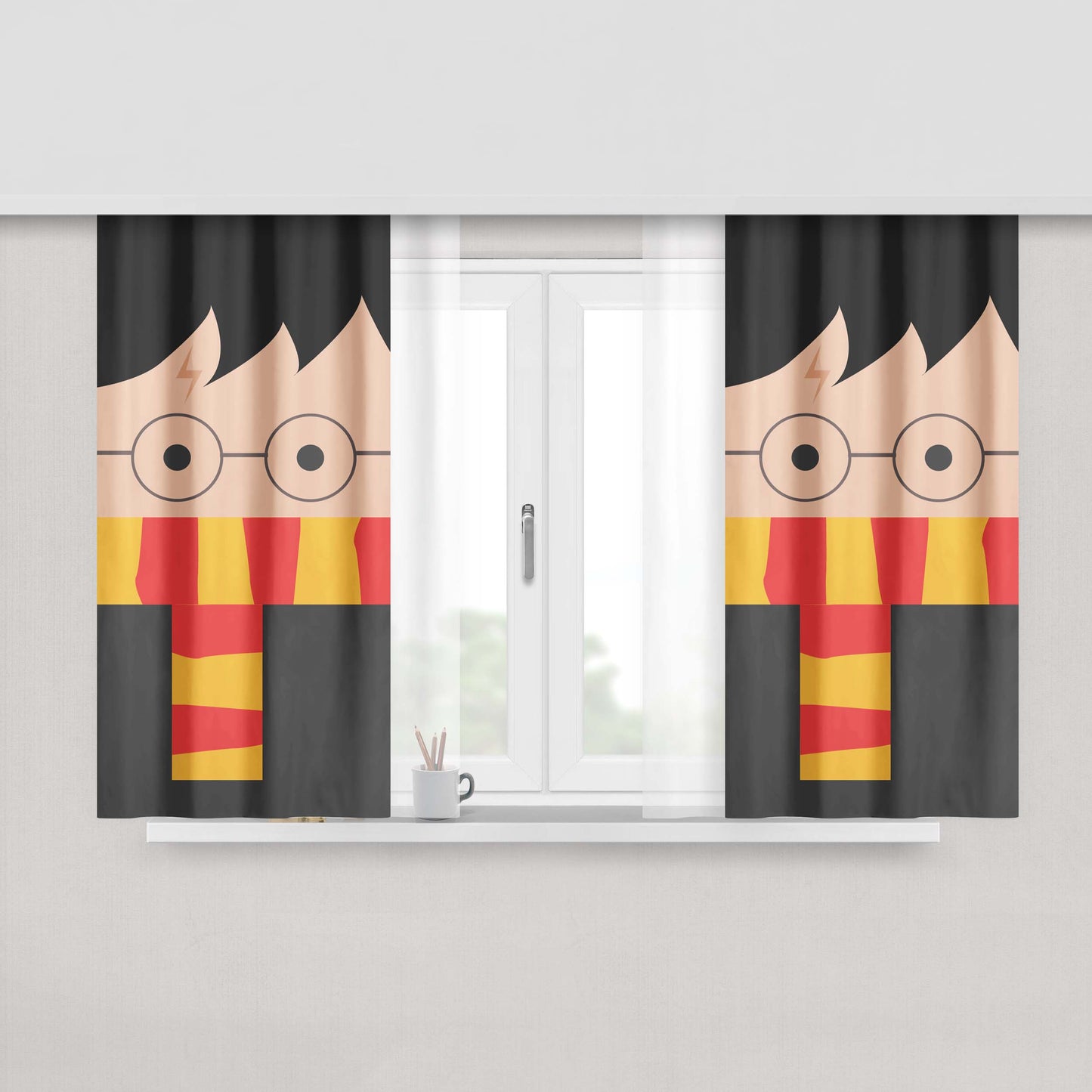 Harry Potter Fabric Window Curtains