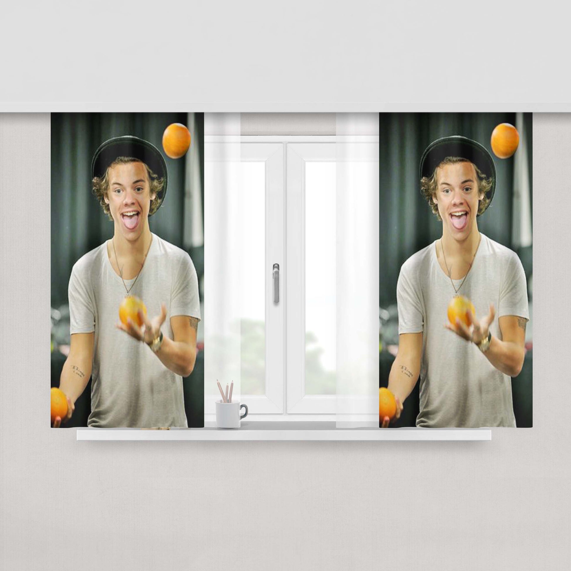 Harry Style Fabric Window Curtains