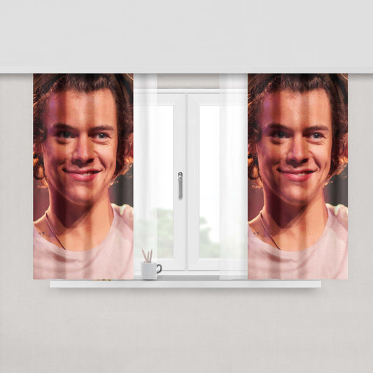 Harry Styles One Direction Fabric Window Curtains