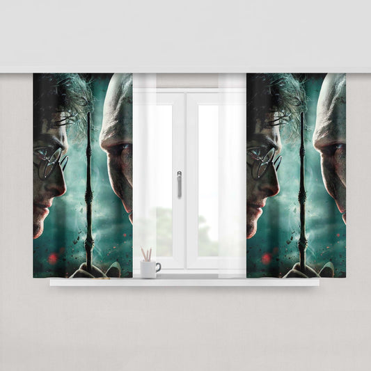Harrypotter Final Battle Voldemort Fabric Window Curtains