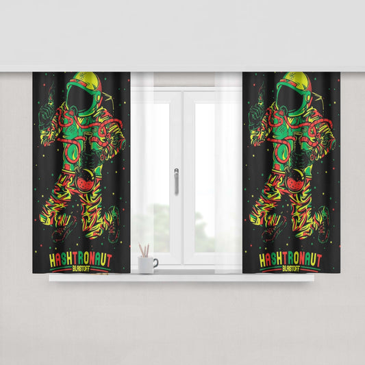 Hashtronaut August Fabric Window Curtains