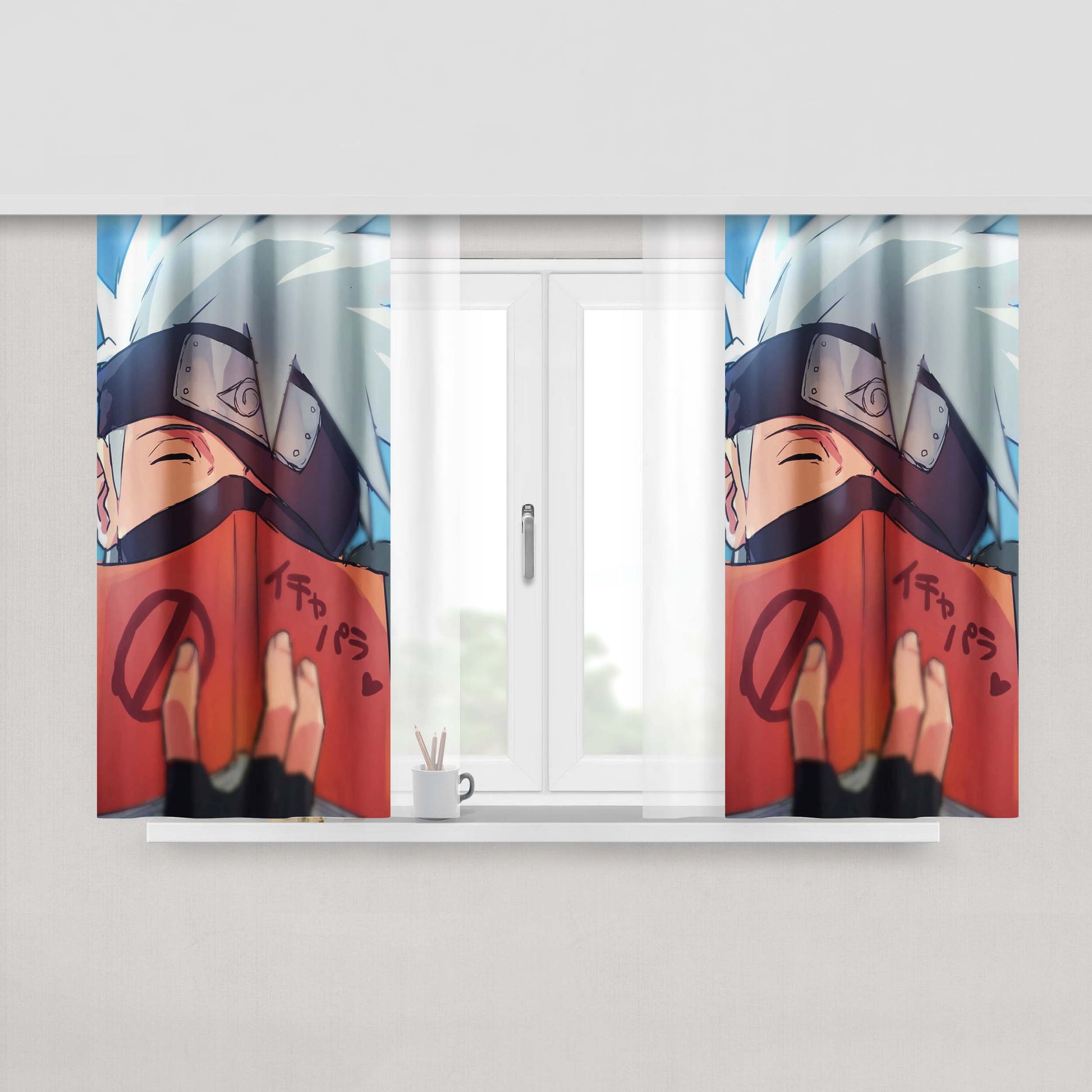 Hatake Kak Fabric Window Curtains