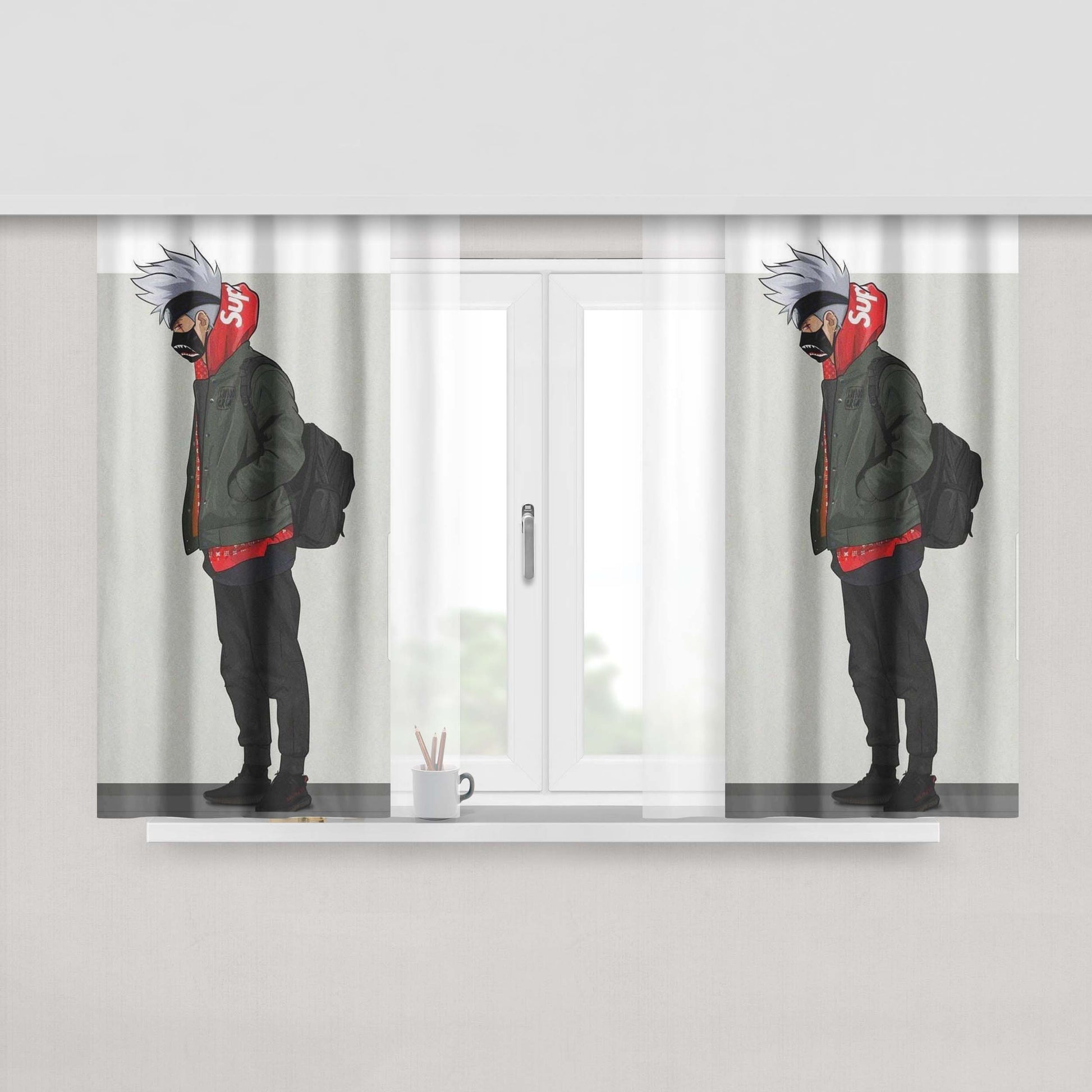 Hatake Kakashi Hypeb Fabric Window Curtains