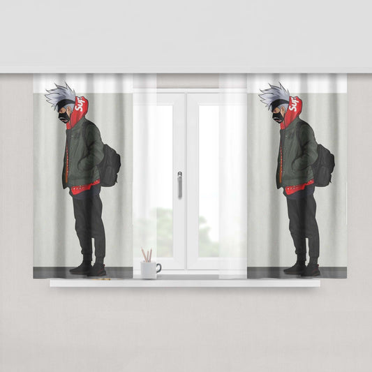 Hatake Kakashi Hypeb Fabric Window Curtains