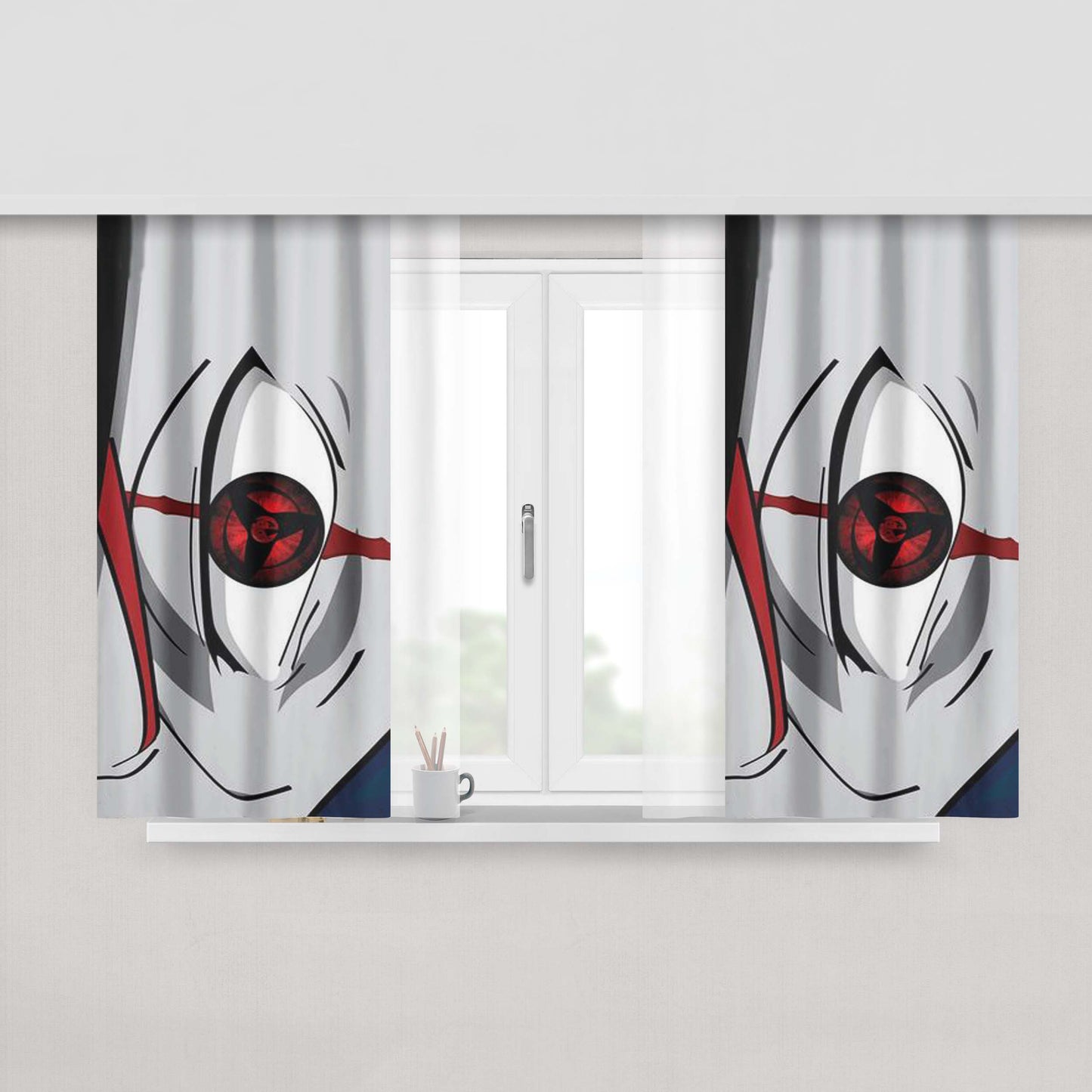Hatake Kakashi Fabric Window Curtains