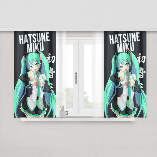 Hatsune Miku V2 Fabric Window Curtains