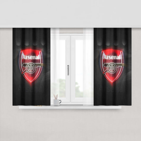 Hd Arsenal Mobile Phone Fabric Window Curtains
