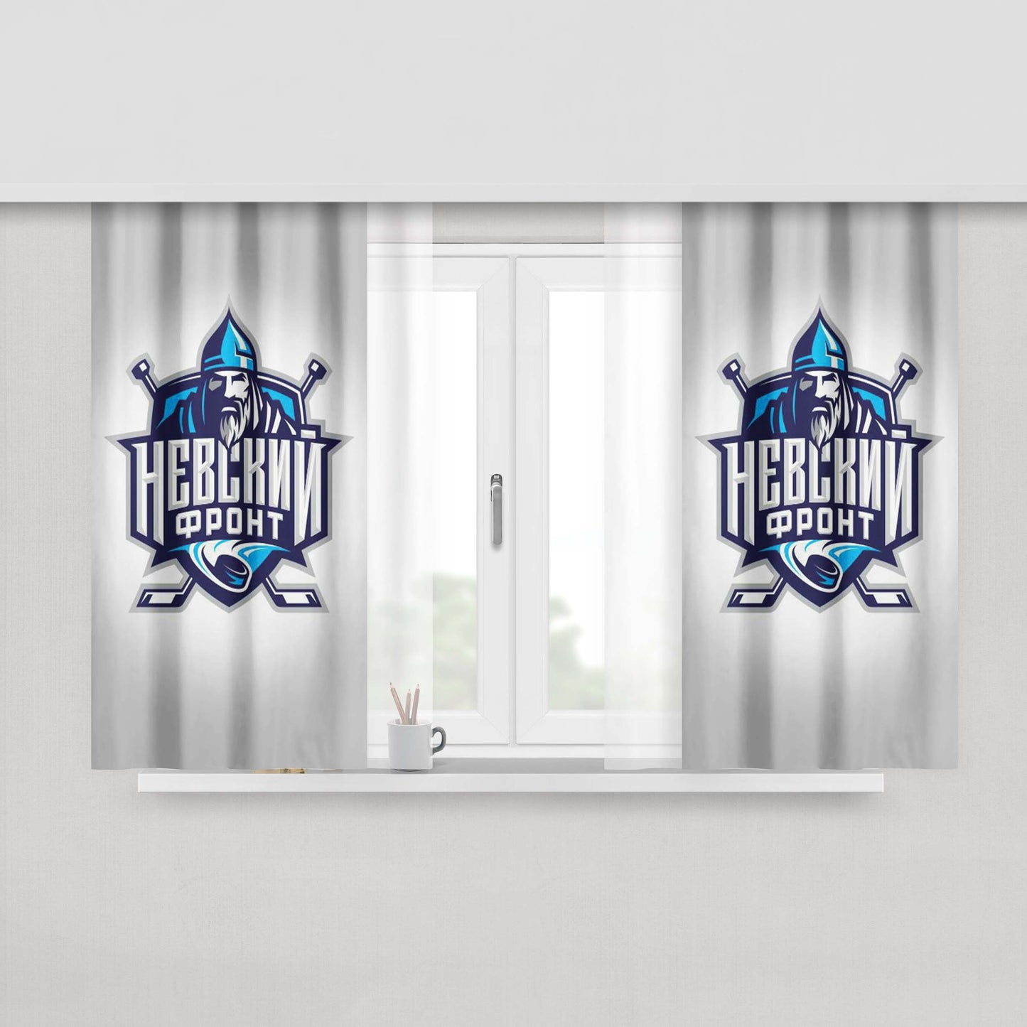 Hebcknn Poht Fabric Window Curtains