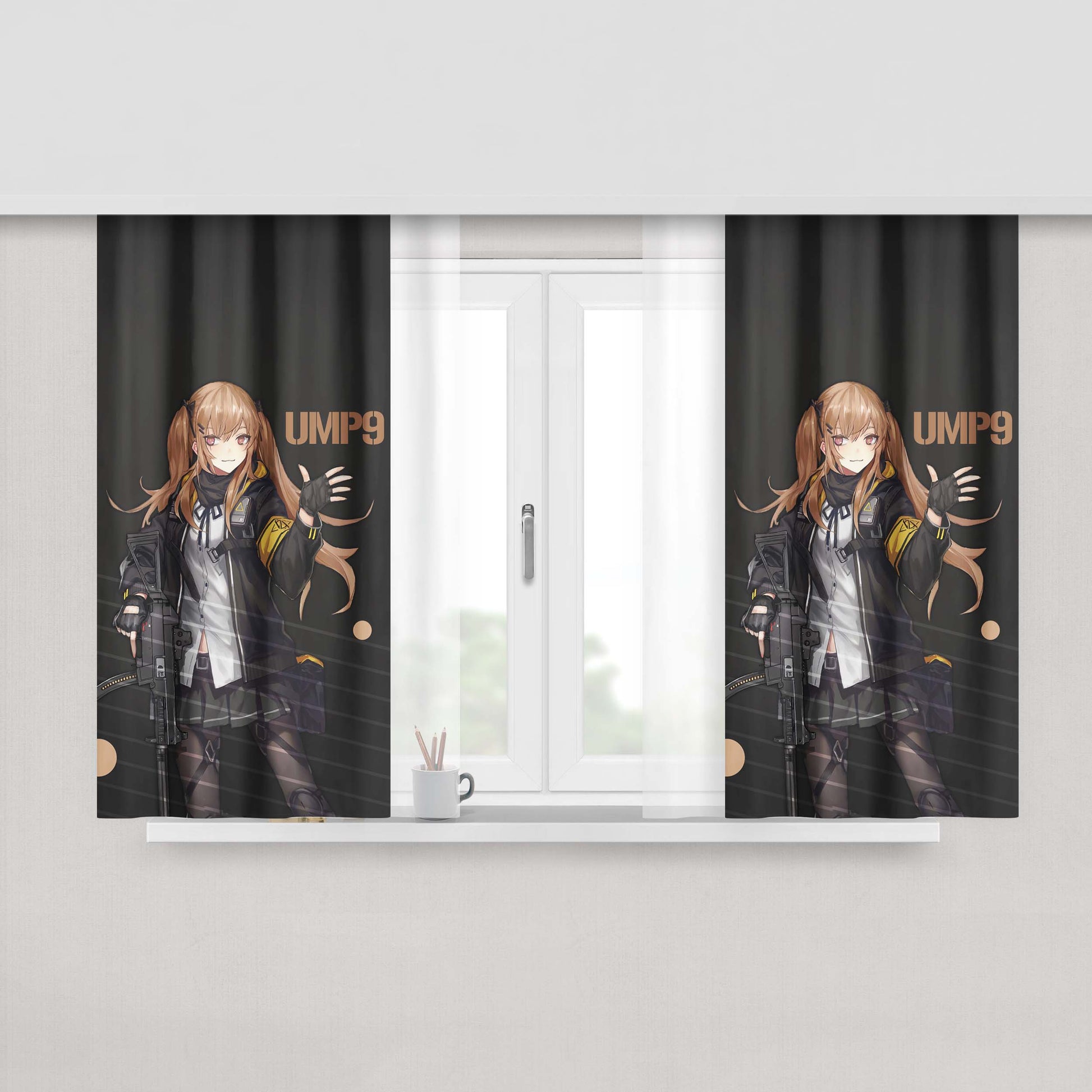 Heckler And Koch Ump Fabric Window Curtains